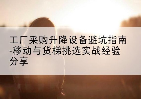 政和移动式升降机怎么选-工厂采购升降设备避坑指南-移动与货梯挑选实战经验分享
